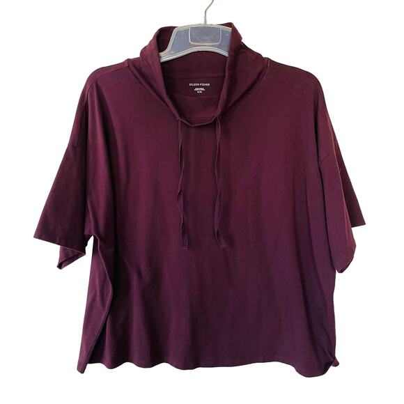 Eileen Fisher Tops - Eileen Fisher Traceable Organic Cotton Jersey Funnel Size XL